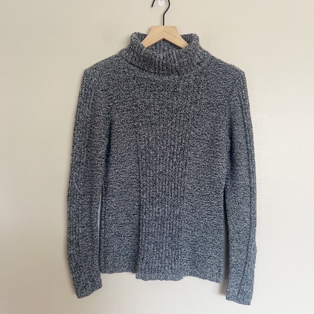 Sundance Gray Marled Turtleneck Sweater